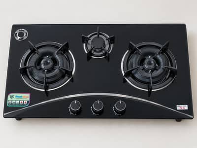 3 Burner Steel Gas Stove