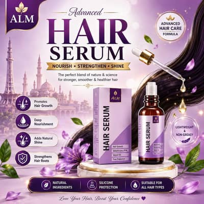 ALM Hair Serum | Hair Fall Care | Hair Growth & Shine Serum