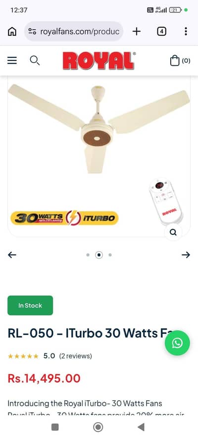 Royal Fans Available