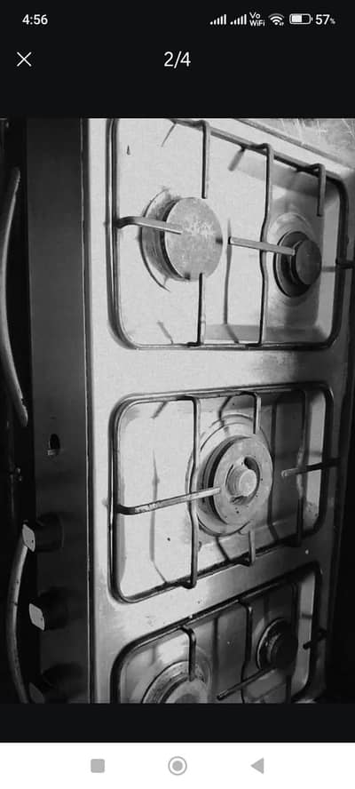 I zone 5 burner stove like new good condition
