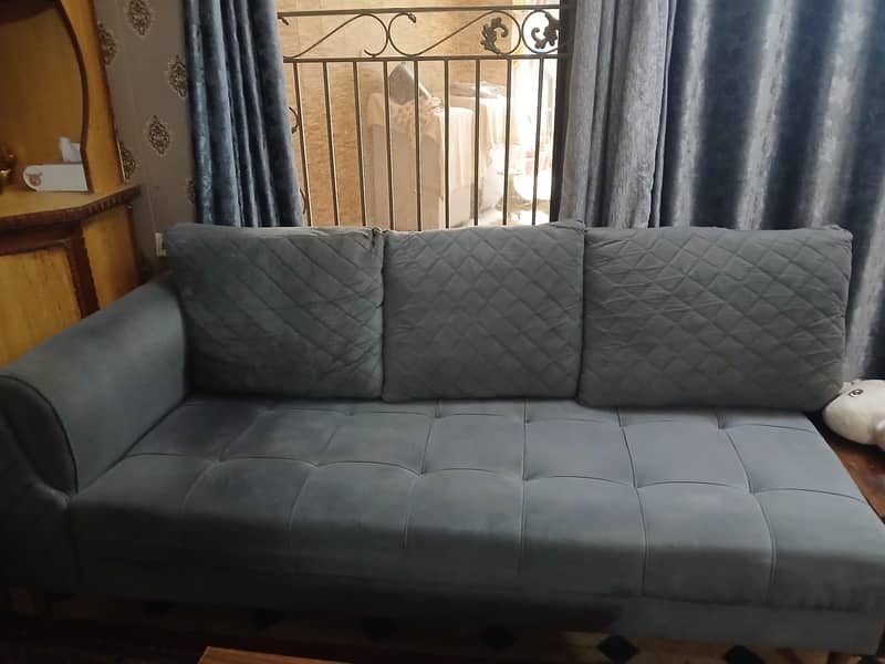 7 seater L shape sofa 0