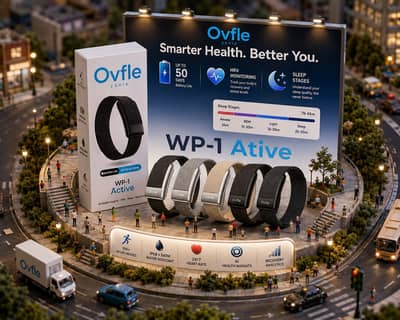 Ovfle smart fitness band