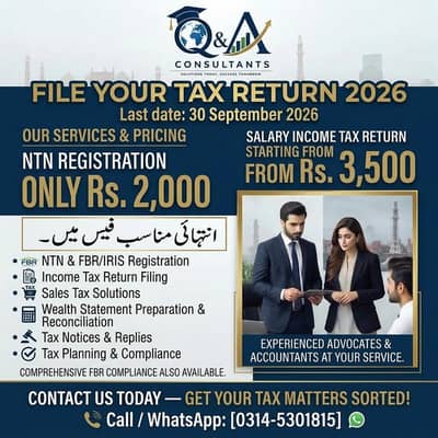 Income Tax Returns Filing