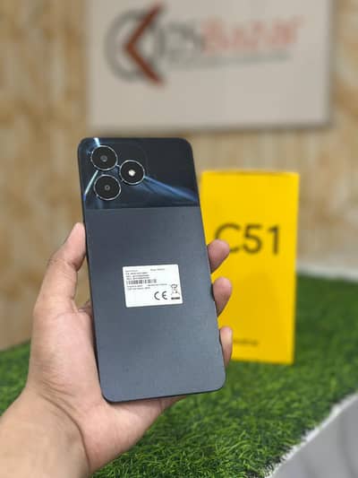 Realme C51 4gb Ram 128gb Storage With Box & Charger