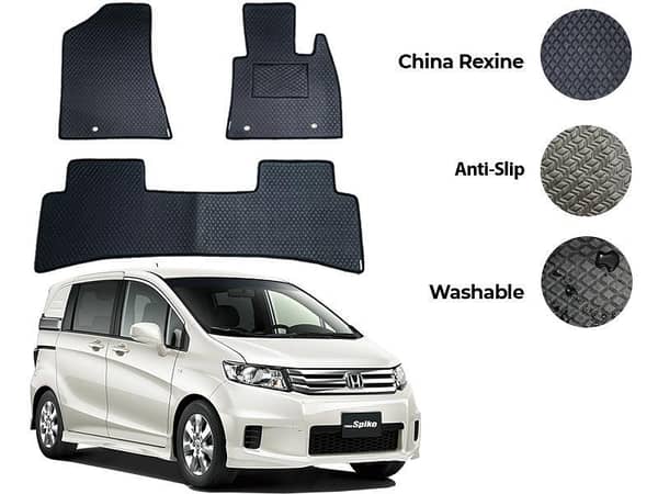 Honda Spike China Rexine Floor Mat 4PCS - Model 2016-2025