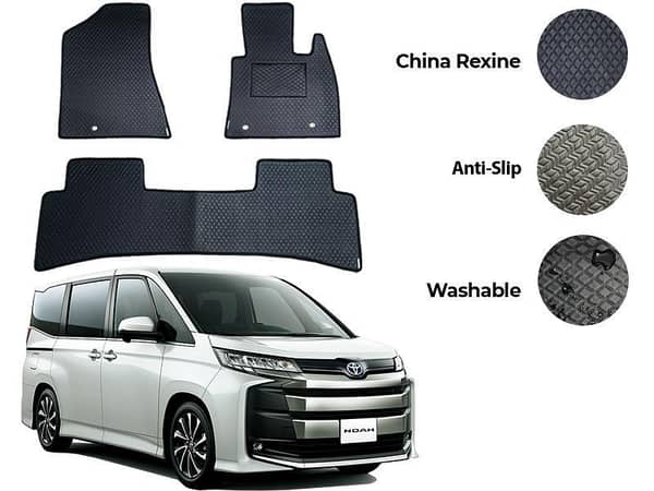 Toyota Noah China Rexine Floor Mat 7PCS - Model 2014-2021