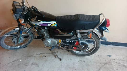 Honda Cg 125 Black 2020 Model