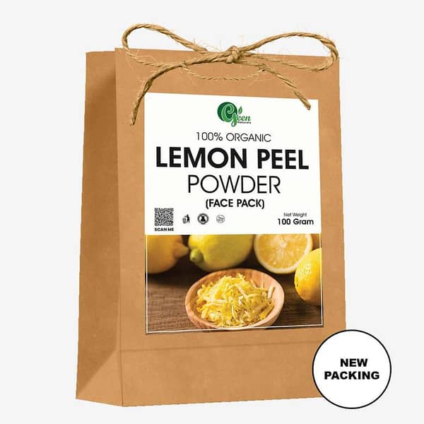 100 GM Lemon Peel Powder for Natural Skincare and Wellness