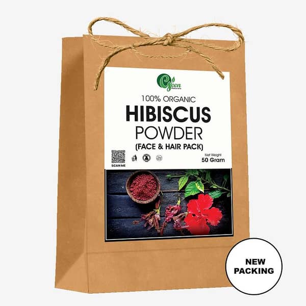 Hibiscus Powder - 100% Natural for Skin, Hair, and Overall Wellness, 50g