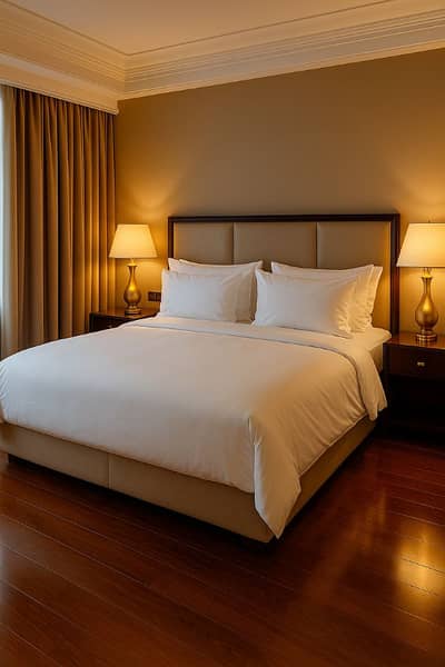 Short Time Daily Weekly Furnished Rooms Apartment Guest House Hotel Rooms in Islamabad