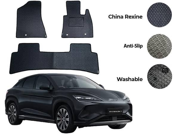 BYD Sealion 7 China Rexine Floor Mat 3PCS - Model 2024-2026