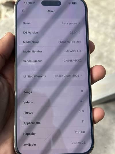 Iphone 16 pro max