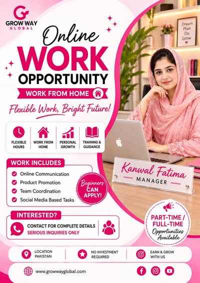 online work opportunity