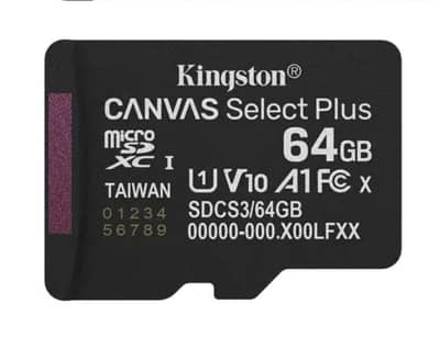 64GB Kingston Memory Card