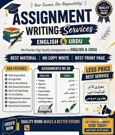 Assignments written