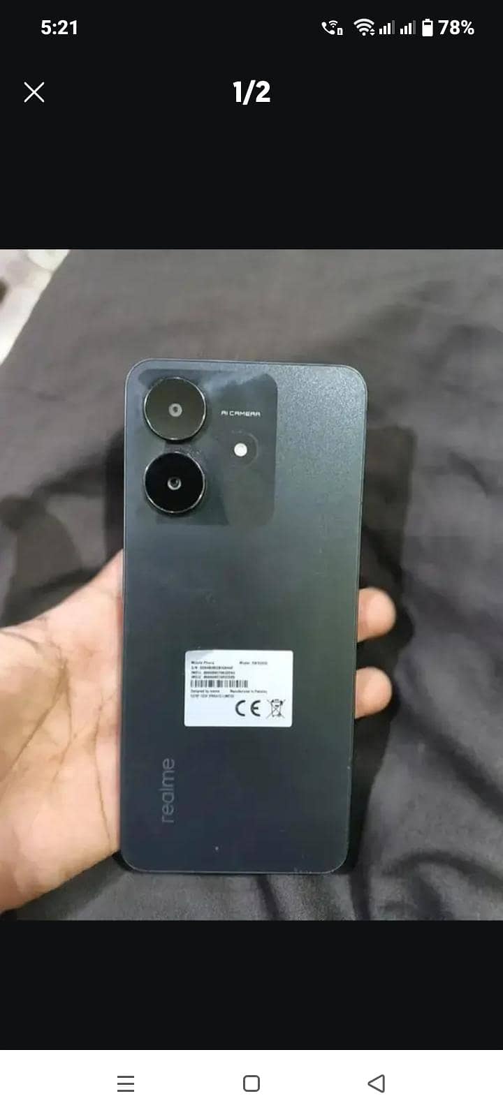Realme Note 60x 1