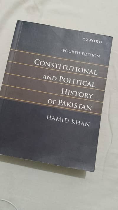 constitutional and political history of Pakistan by Hamid khan