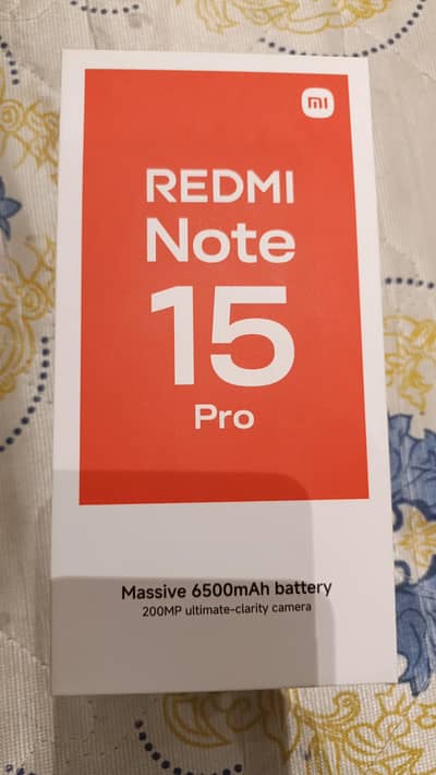 Xiaomi Redmi Note 15 Pro