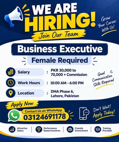 online marketing job DHA phase 6 only female