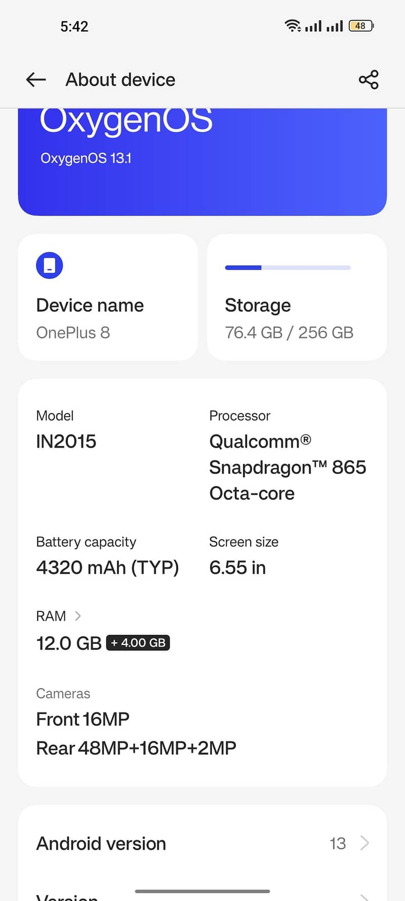 One Plus 8T 1