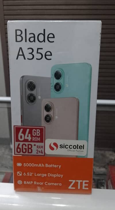 Zte Blade A35e Box Packed