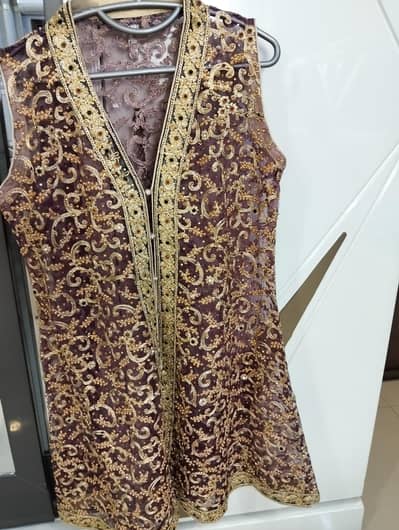 3 piece suit purple colour with inner
