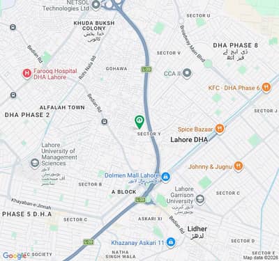 5 Marla Plot for Sale | Facing 8 Marla | DHA Phase 8, Block Y