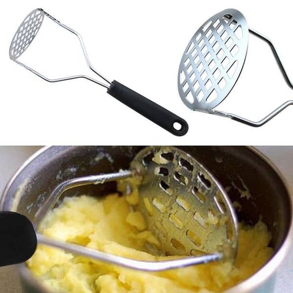 Stainless Steel Potato and Vegetable Masher for Easy Mashing