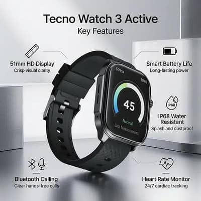 TECNO WATCH 3 ACTIVE