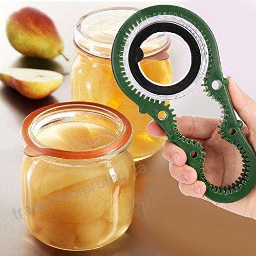 Multi-Purpose Jar Opener by Silicone Rubber - Easy Grip Tool for Lids and Caps