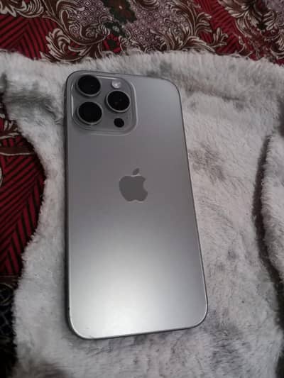 iPhone 15 pro max like new condition with box 256gb battery health 88