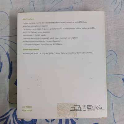 Zong 4G BOLT+