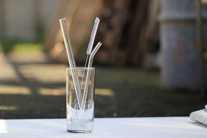 Set of 3 Stainless Steel Reusable Straws for Iced Coffee and Cold Drinks, Includes Cleaning Brush, Ideal for Kids Training