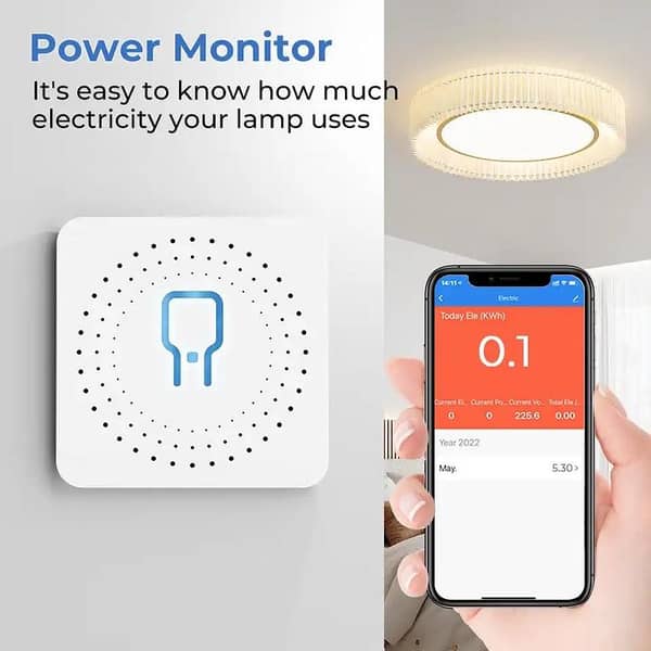 WiFi Mini Smart Switch 16A – 2-Way Control Timer for Alexa and Google Home