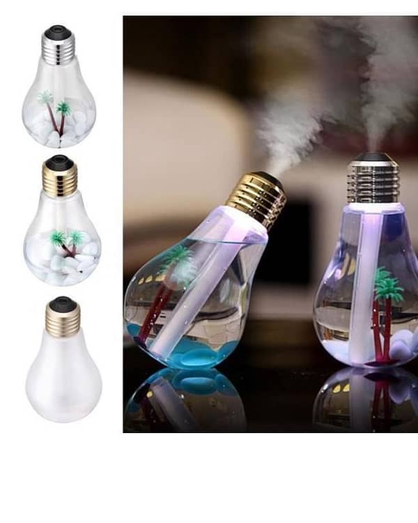 Muzamil Store DC5V Mini Bottle-Shaped 400ml USB Night Light Humidifier and Air Purifier