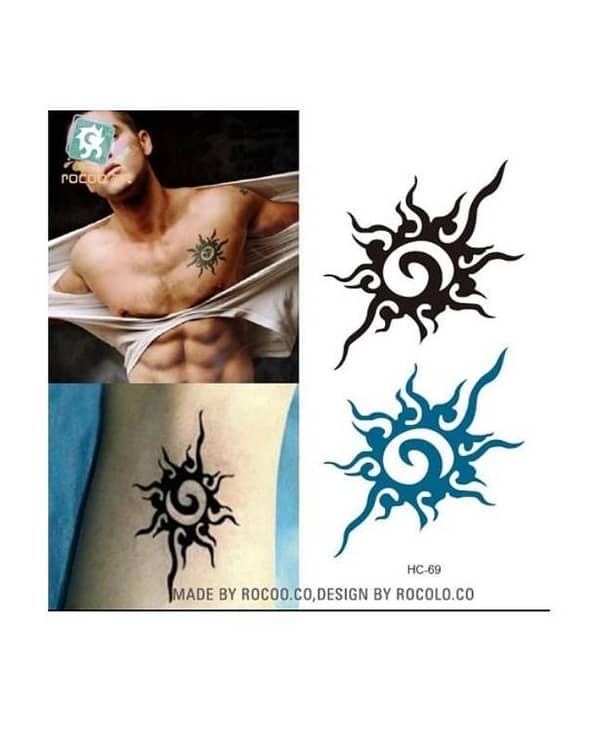Set of 2 Temporary Tattoo Stickers - Ideal for Gifts and Makeup
