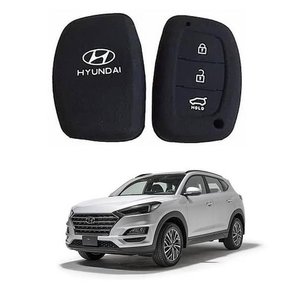 3-Button Silicone Key Cover for Hyundai Tucson