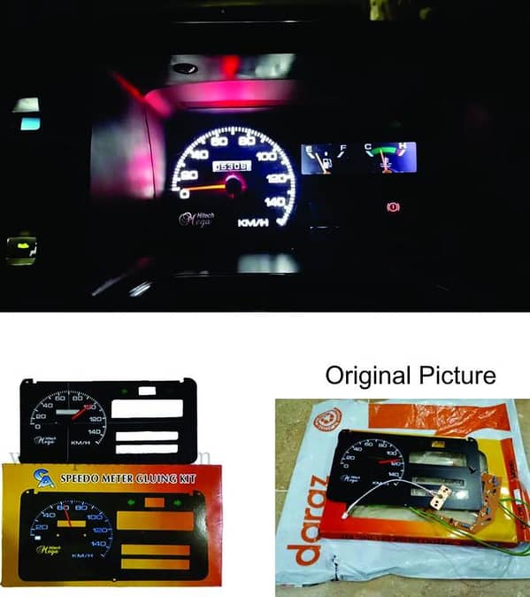 Suzuki Mehran Digital LED Meter Plate Panel