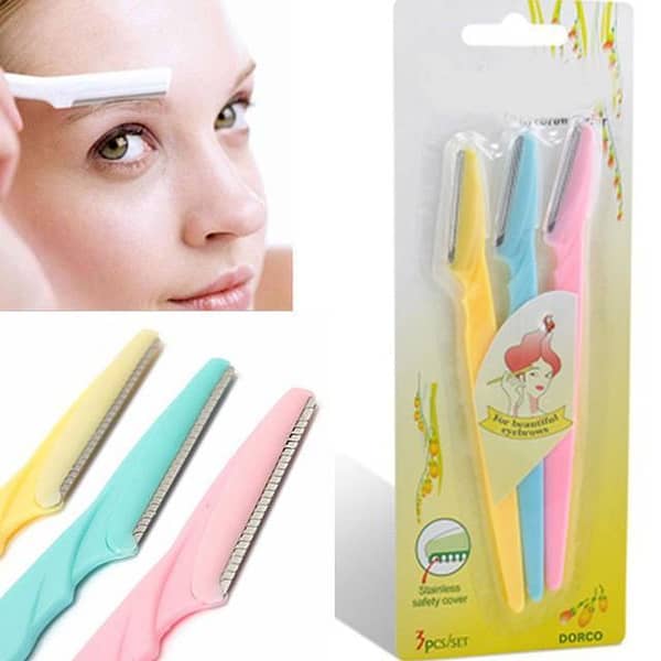 Tinkle Eyebrow Razors - Multicolor Pack of 3