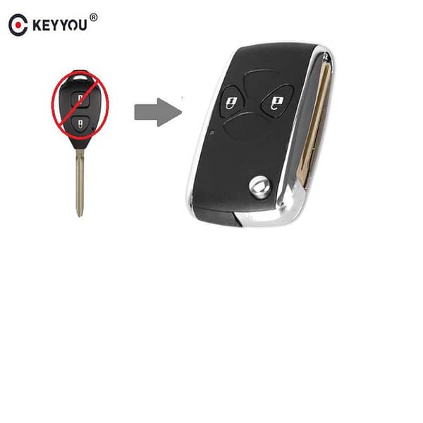 Toyota Modified Remote Key Shell
