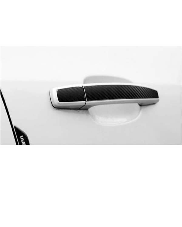 4Pcs/Set Carbon Fiber Car Door Handle Sticker