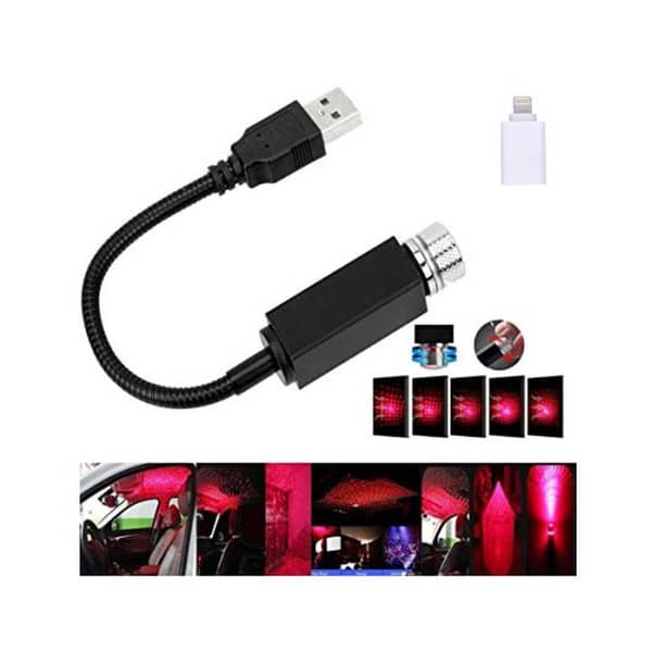GOOD Universal Mini LED Car Roof Star Night Lights Projector Interior With 2 OTG