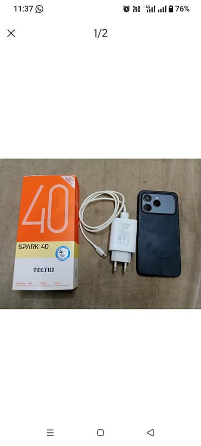 Tecno Spark 40 6+6/128 full box