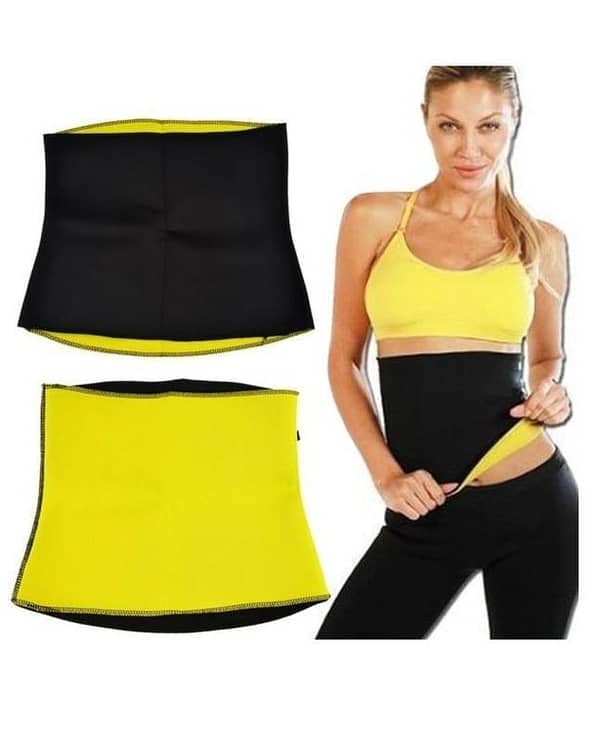 Waist Trimming Hot Shaper Belt - Black