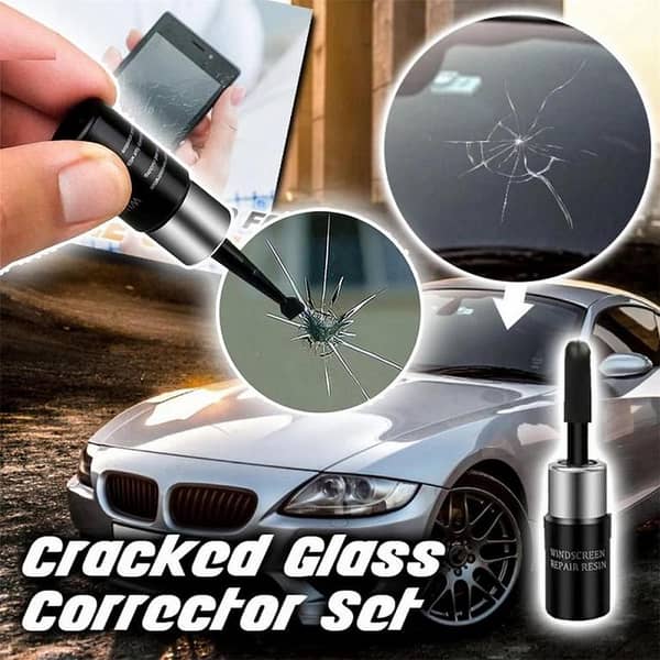 Automotive Glass Crack Nano Repair Fluid Kit