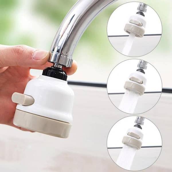 360-Degree Rotating Kitchen Faucet with Water-Saving Filter Sprayer
