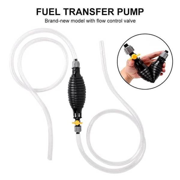 Manual Fuel Transfer Pump with Flow Switch - Universal Oil and Liquid Extraction Pump