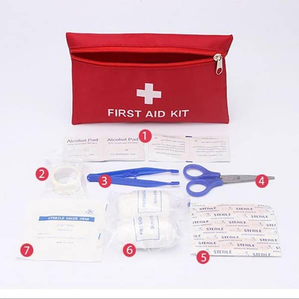 First Aid Emergency Medicine Bag for Camping, Travel, and Rescue