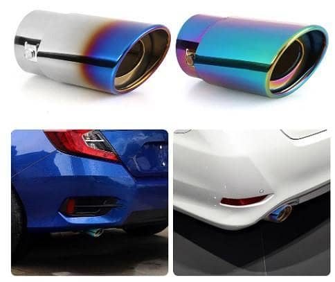 Exhaust Silencer Muffler Tip (203) for Honda City, Toyota Yaris, Suzuki Swift, Alto, and Corolla