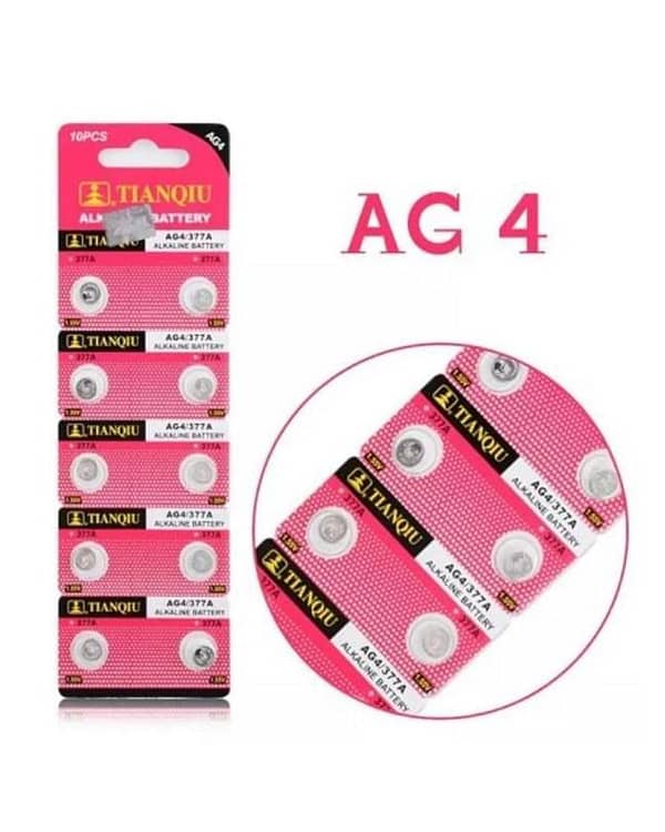 10-Pack AG4 377A 377 LR626 SR626SW SR66 LR66 Watch Coin Batteries